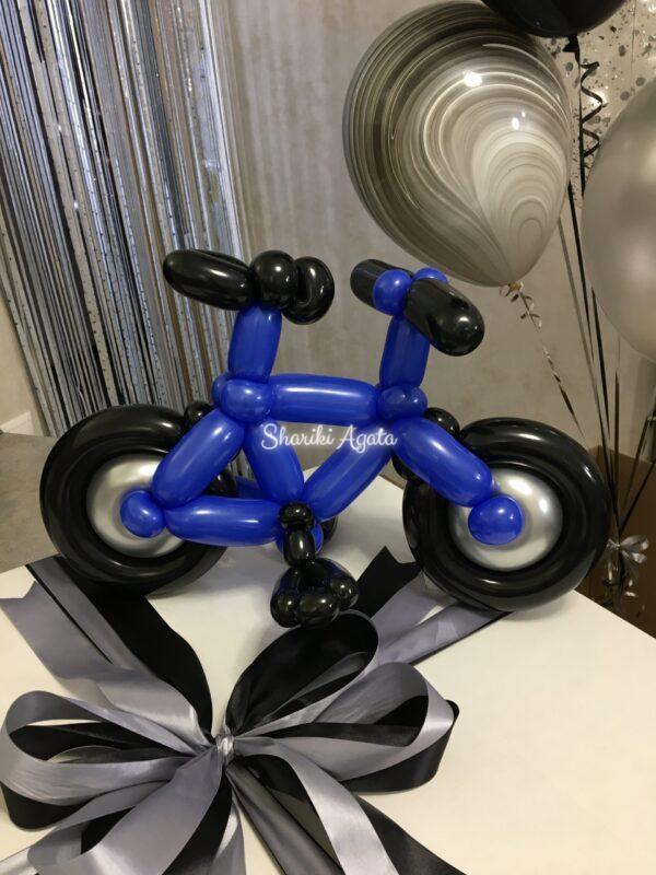 синий велосипед 3